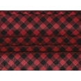thumbnail image 4 of oneOone Velvet Red Fabric Check Diy Clothing Quilting Fabric Print Fabric By Yard 58 Inch Wide, 4 of 5