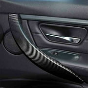 Car Accessories CARBON FIBER Self Adhesive Vinyl Sticker Wrap Hood Roof 5D BLACK