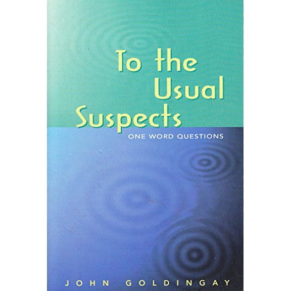 Pre-Owned To the Usual Suspects / One Word Questions, 9780853649274, 0853649278, Paperback,