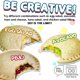 thumbnail image 5 of Moyic 3 uds moldes de pan de plástico DIY cortador de sándwich sellador desayuno fiambrera tostadas desayuno hacer molde cocina pan tostada molde Herramientas y accesorios para hornear Moyic HA004584-00B, 5 of 6