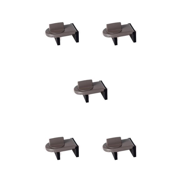 Speravity Cerradura de seguridad para niños con ventana corredera, sin espaciado de perforación, tope de armario, pestillos para puertas, Type2 NO2