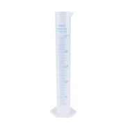 Nuolux Cylinder Measuring Graduated Beaker Plastic Clear Supplies Laboratory Lines Tube Flask Test Science Marking 250Ml Glass