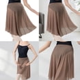 thumbnail image 2 of Solid Color Dance Skirt for Women Breathable Wrap Skirt Elegant Ballet Skirt, 2 of 15