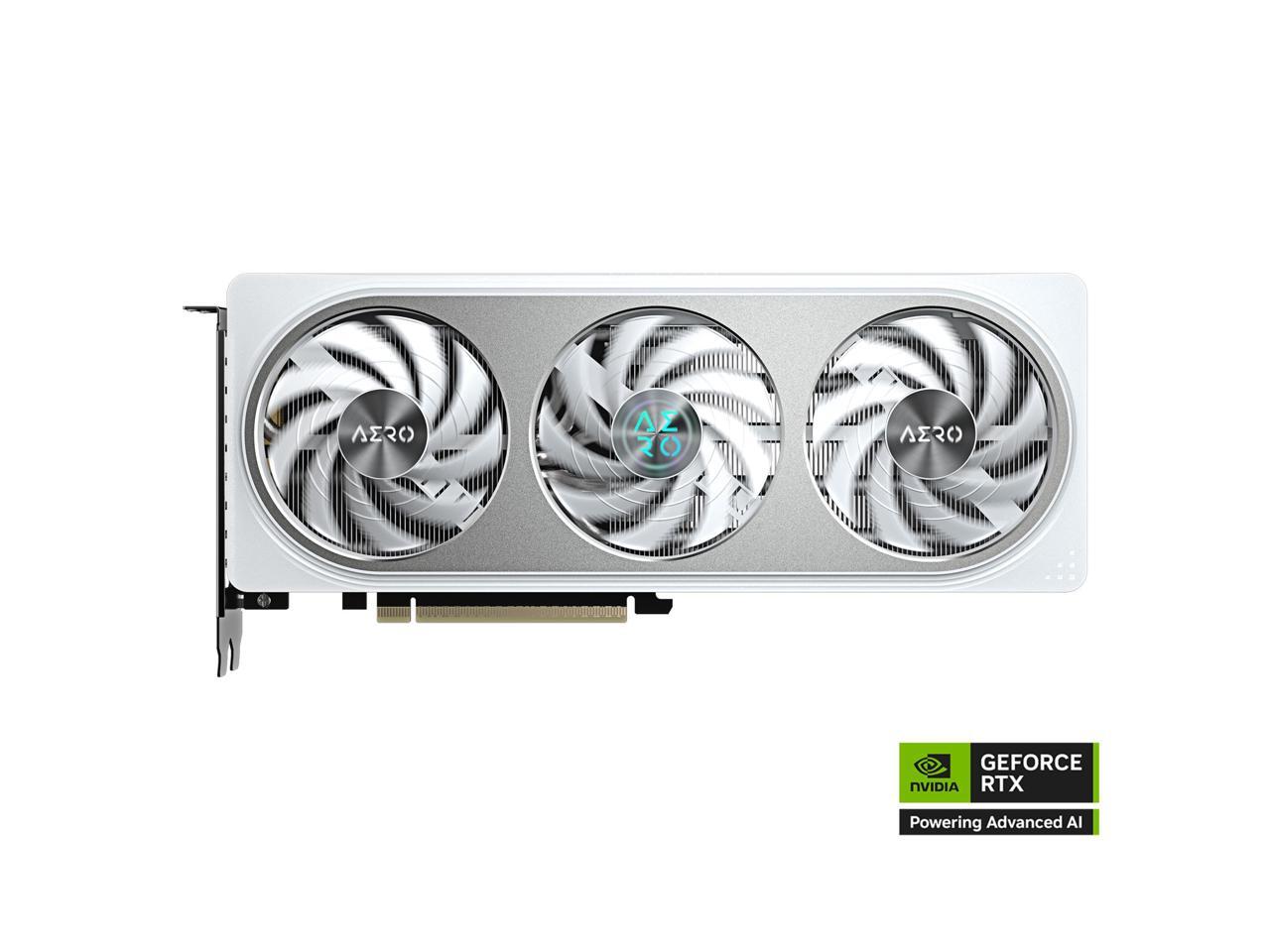 GIGABYTE AERO GeForce RTX 5060 Ti 16GB GDDR7 PCI Express 5.0 x8 ATX Graphics Card GV-N506TAERO OC-16GD