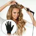 thumbnail image 2 of Unique Bargains 1 Pc Heat-insulating Heat Resistant Gloves for Hair Styling 8.66" Length Black, 2 of 6