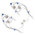 thumbnail image 4 of Miangastore Earring Fairy Costume Accessory Multi 1 Pair 2x1.4in Copper, 4 of 9