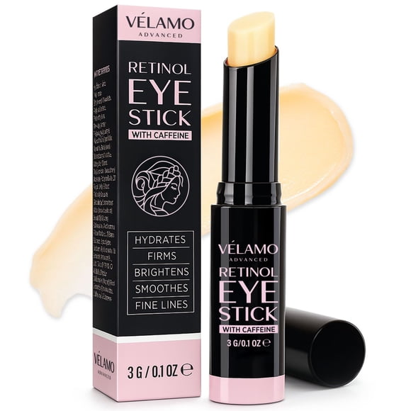 Crema para ojos VELAMO ADVANCED Retinol con bakuchiol y cafeína, 3 ml