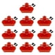 thumbnail image 1 of 10 bebederos para pollos y aves de corral, ligeros, resistentes y fáciles de instalar. Rojo, 1 of 9