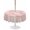 Pink, variant on Outdoor Tablecloth with Umbrella Hole for Patio/Picnic/Party/Camping, Black Starfish Coastal Waterproof Table Cloth Round Cover Washable, Shell Coral Summer Beach Nautical Ocean (Dia 54")