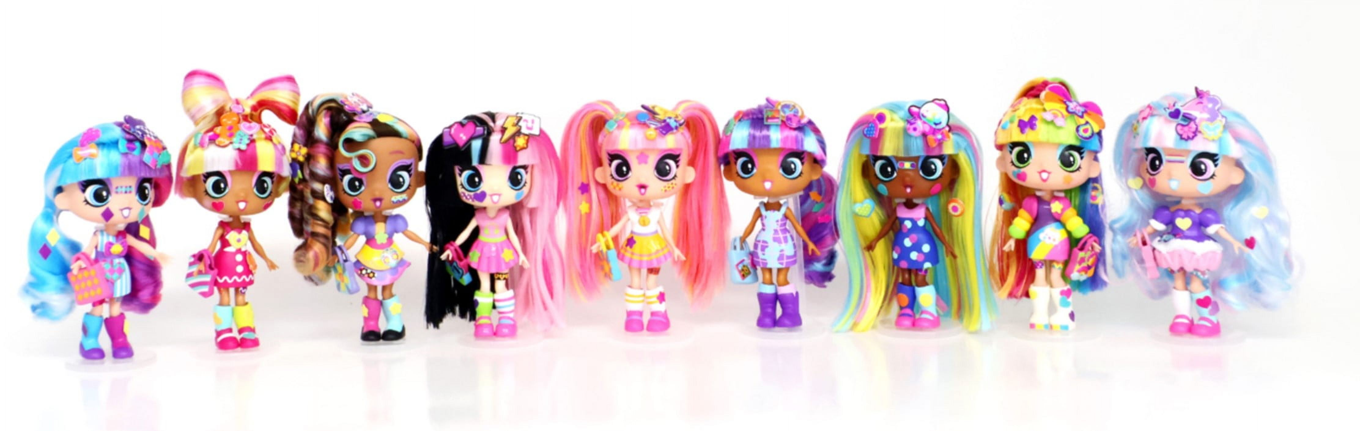 Decora Girlz 5" Tall Collectible Dolls, Assorted, over 44-Suprises Inside, Children Ages 4 and up
