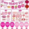 thumbnail image 2 of Mothers Day Decorations 64PCS Happy Mothers Day Banner with Banner Balloons Cake Topper for Mother's Day Party$$Electronics Accessories, 2 of 6