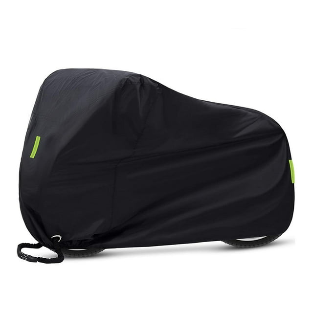 Anself Housse de Vélo, Housse de Bicyclette, Housse de Pluie de Vélo Imperméable Protection contre la Poussière et la Pluie Robuste pour Vélo de Montagne, Vélo de Route avec Bande Réfléchissante, Sac de Rangement à Trous de Verrouillage 200 x 110 x 70 cm