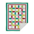 thumbnail image 2 of Bright White Bohemian Bedding Everly Cotton Pre-Washed Patchwork Geometric Rectangle Twin Quilt Set (Quilt, Sham), 2 of 6