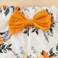 thumbnail image 6 of HCNTES Baby Girl Clothes 0 3 6 9 12 18 Months Newborn Baby Girl Auntie Outfits Auntie's Bestie Short Sleeve Ribbed Romper Floral Shorts Clothes with Headband, 6 of 8