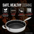 thumbnail image 2 of Hell's Kitchen Ceramic Hybrid 4 Qt Saute Pan with Lid, 2 of 5