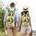 thumbnail image 5 of Yiaed Avocado1 Print Backpack, Premium Laptop Backpack, Travel Backpack for Women, Lightweight Backpacks, Comfortable Back Pack-Medium, 5 of 7