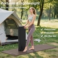 thumbnail image 5 of YOHAO Yoga Mat,Large Size:75"×32",Foldable Workout Mat for Yoga,Pilates and Travel,Anti-rolling,Non-slip,Easy Unfold and Storage(Brown), 5 of 7