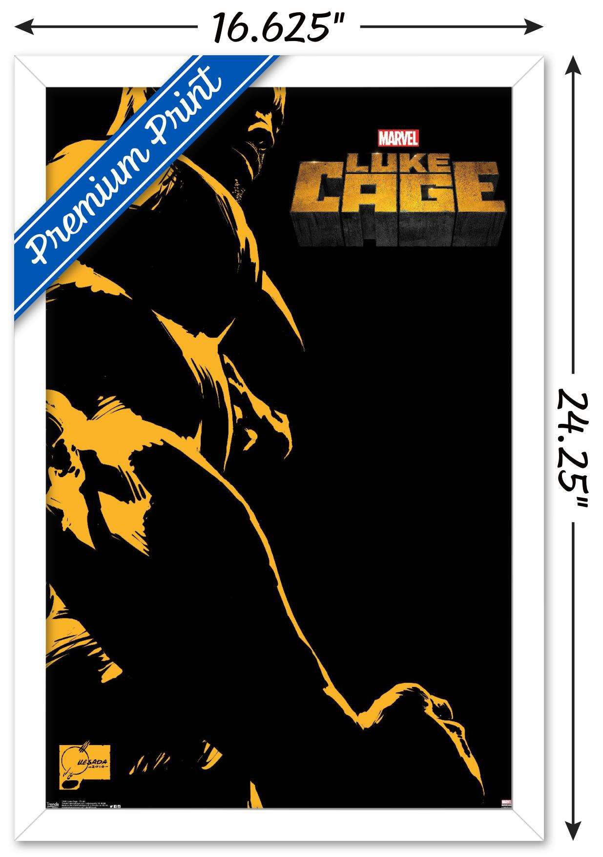 Marvel Comics TV - Luke Cage - One Sheet Wall Poster, 14.725" x 22.375", Framed