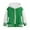 Green, variant on Kids Winter Coat Boys Girls Color-Block Baseball Hooded Jacket Thick Warm Outerwear for Autumn and Winter Daily Wear