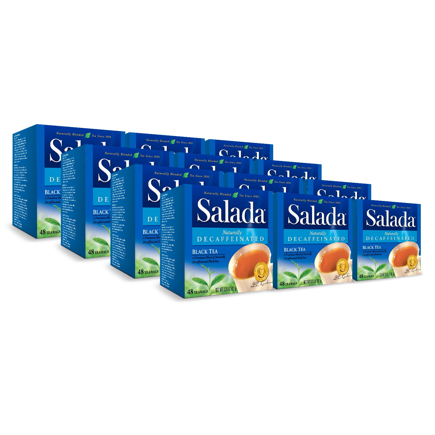Salada Naturally Decaffeinated Black Tea Blended Strong Black Tea with
