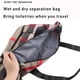 thumbnail image 4 of Bolsa de viaje plegable expandible, plegable, expandible, para deportes, fitness, bolsa de separación seca y húmeda, cartera de gran capacidad, resultados impresionantes, 4 of 8