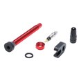 thumbnail image 4 of Worallymy 2 Unids/set Neumático de Bicicleta Válvula de Aire Kit de Válvula de Rueda sin Cámara Núcleo de Cobre Aleación Vástago Base de Goma Rojo 78mm Worallymy JD735807793, 4 of 7