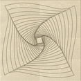 thumbnail image 1 of Ahgly Company Tapis de Zone Carré Transitionnel Lavable en Machine Beige, 8 Pieds Carré, 1 of 7
