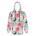 thumbnail image 6 of KLL Unisex Kids Boys Girls Hooded Pocket Pullover Hoodies-Roses and Butterflies, 6 of 6