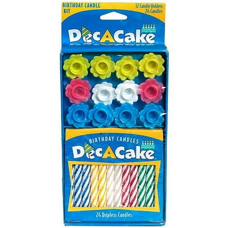 Decacake Candles Holder Kit, 36ct (Pack of 12)