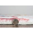 thumbnail image 2 of Linon Motif Printed Faux Rabbit Ivory 5' X 7' Rectangle Area Rug RUGPR0757, 2 of 6