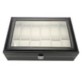 thumbnail image 2 of Boîte de Rangement, Accessoire, Cuir PU 12 Grille pour la Maison Portable, 2 of 8