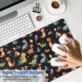 thumbnail image 4 of Long Mouse Pads for Desk,Colorful Dinosaurs Eggs Pattern Desk Mats on Top Of Desks, Desk Mouse Pad Extra Large with 3mm Non-Slip Base and Stitched Edge for Gaming,Office,Work,Home 31.5"x15.7", 4 of 6