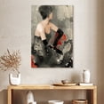 thumbnail image 2 of Elephant Stock Beautiful Gaze I Neutral Wall Art - Vertical Canvas Wall Art - Hallway Wall Decor - People Canvas - Red And Gray Decor By Albena Hristova - 26" x 39", 2 of 8