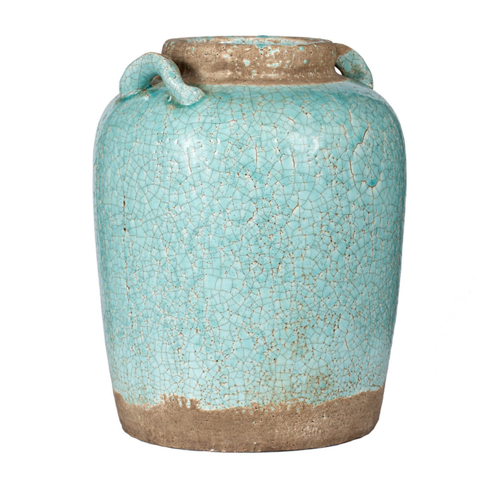 13 by 16-Inch A&B Home Candia Ceramic Vase Beige 