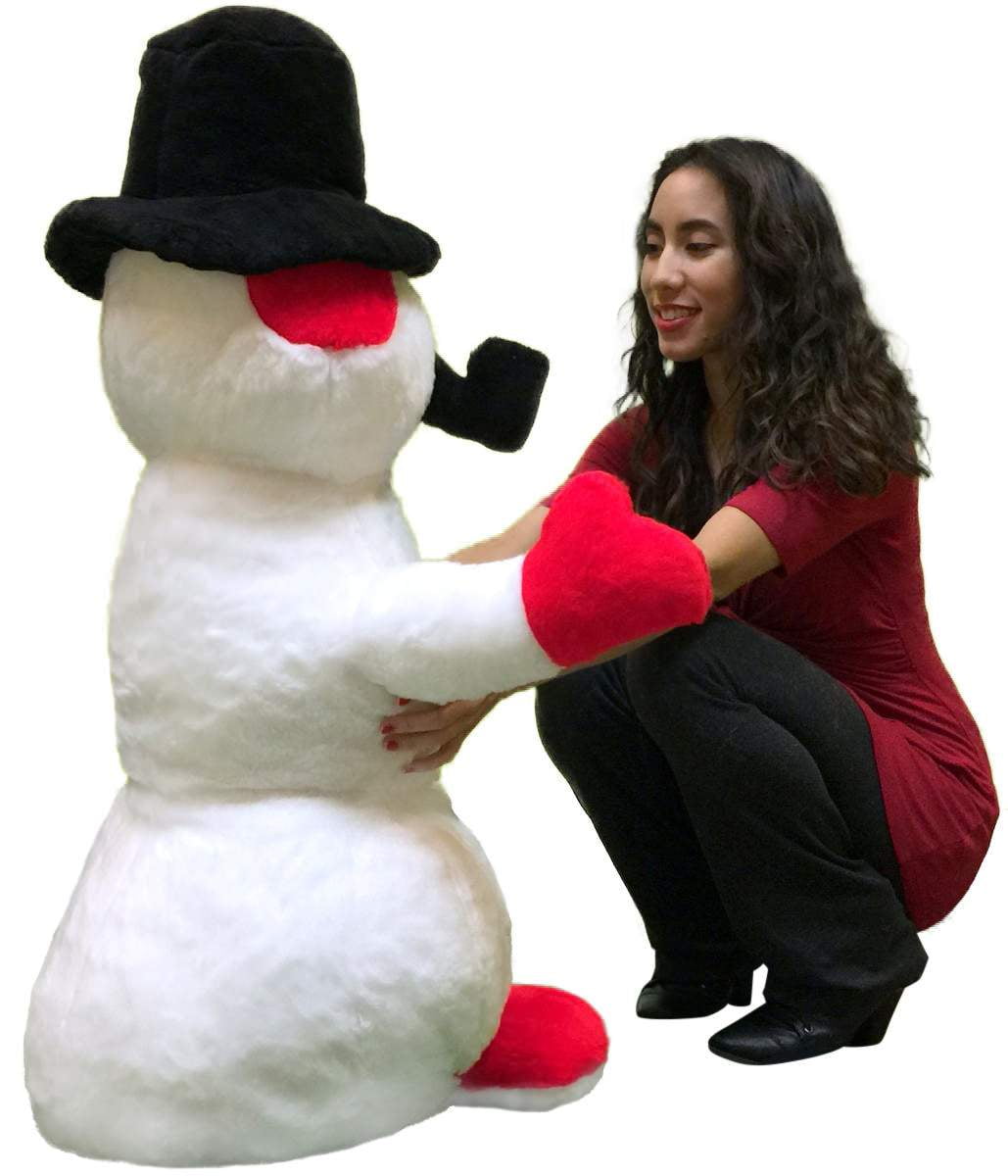 large stuffed snowman