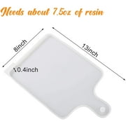 LETS RESIN Resin Molds, Silicone Tray Molds for Epoxy Resin, DIY Resin Serving Board, Resin Serving Tray, Great for Home Decoration, Creative Gift