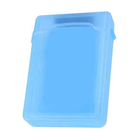 3.5 inch IDE Drive HDD Case External Disk Storage Box Protection Storage Box Container Box Organizer Sleeve Blue