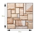 thumbnail image 3 of Pegatinas de azulejos tridimensionales 3D, pegatinas anticolisión, pegatinas de pared de PVC, diez piezas, 3 of 5