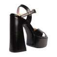 thumbnail image 4 of Sandalia de Tacón Alto 14 cm para Mujer Antonio Cavala 2907 Negro o Dorado Plataforma 4 cm negro 22, 4 of 5