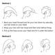 thumbnail image 2 of 1 toalla de pelo para mujer, toalla de secado de pelo de microfibra suave de secado rápido, gorro de baño, turbante de pelo absorbente para secar cabello rizado, grueso y largo, 2 of 5