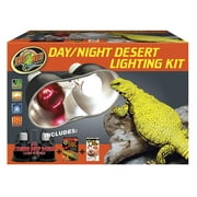 Day/Night Desert Heating Kit - Includes Attached DBDPet Pro-Tip Guide - Mini Combo Dome, 75w Basking Bulb & 75w Infrared Basking Bulb