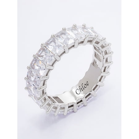 Eternity Ring with Simulated Cubic Zirconia Birthstones