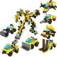 thumbnail image 1 of Kit de juguetes de construcción de ingeniería de 345 Uds., Kit de bloques de vehículos, Kit de construcción educativo, regalos para niños y niñas, 1 of 5