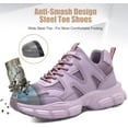 thumbnail image 2 of Steel Toe Safety Shoes (Men's & Women's Wide Fit): Engineered for Comfort with Lightweight Breathable Design, Slip & Puncture Resistance, 2 of 12