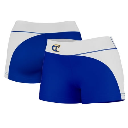 

Women s Blue/White New York Institute of Technology Bears Plus Size Curve Side Shorts