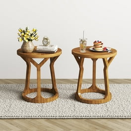 Umbra Swivo Side Table, Natural Wood - Walmart.com