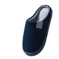 thumbnail image 5 of mtvxesu Slippers for Women,Womens Cotton Slipper Warm Comfy House Slippers Couple Shoes Anti-Skid Rubber Sole Indoor Outdoor Slippers Family Slippers Christmas Gifts, 5 of 7