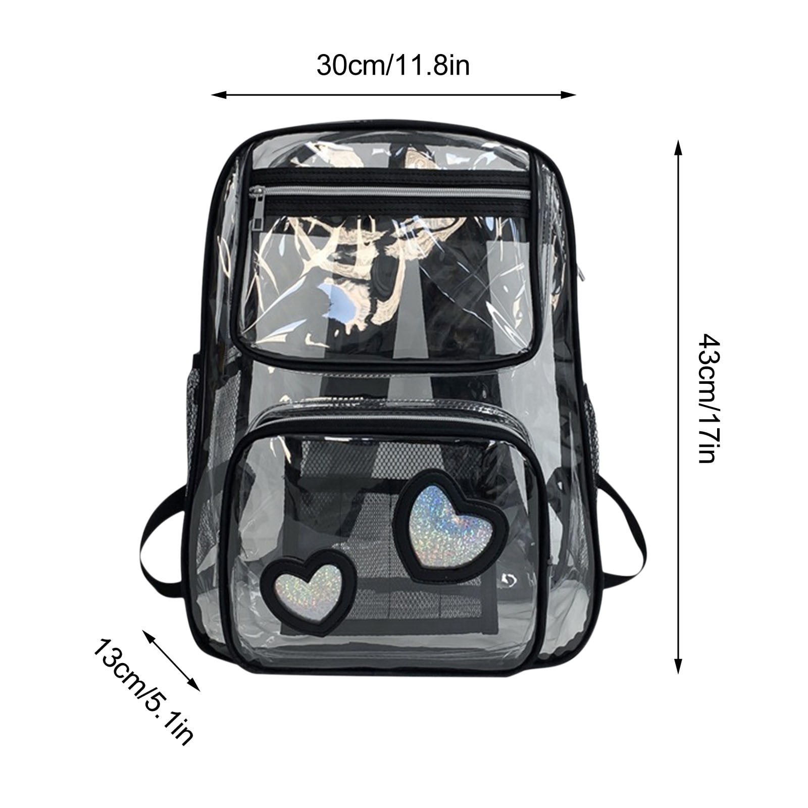 Backpacks for School Backpacks for School,Pvc Transparent Student Bag Large Capacity Backpack Leisure Travel Transparent Backpack Pvc Large School Bag,Backpack for School,Large Backpack for School