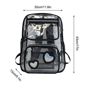Backpacks for School Backpacks for School,Pvc Transparent Student Bag Large Capacity Backpack Leisure Travel Transparent Backpack Pvc Large School Bag,Backpack for School,Large Backpack for School
