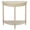 Distressed White, variant on Safavieh Orbis Demilune Modern Console Table, Garden Green